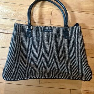 Vintage Kate Spade Black and White Women's Bag